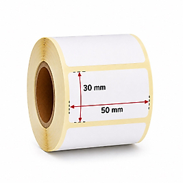30x50 Termal Barkod Etiketi (1000 Sarım)